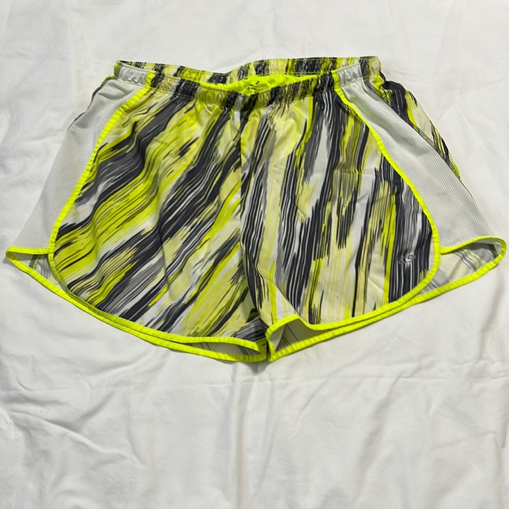 Champion Yellow and Gray Running Shorts
